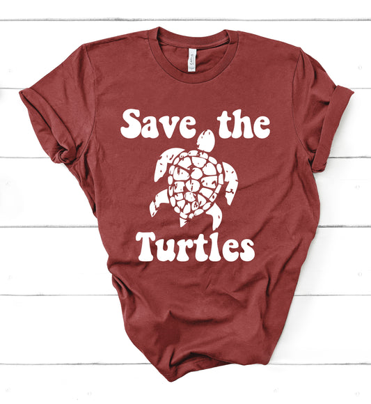 Save the Turtles Unisex Tshirt