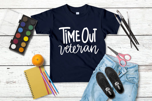 Time out Veteran Youth Unisex Tshirt