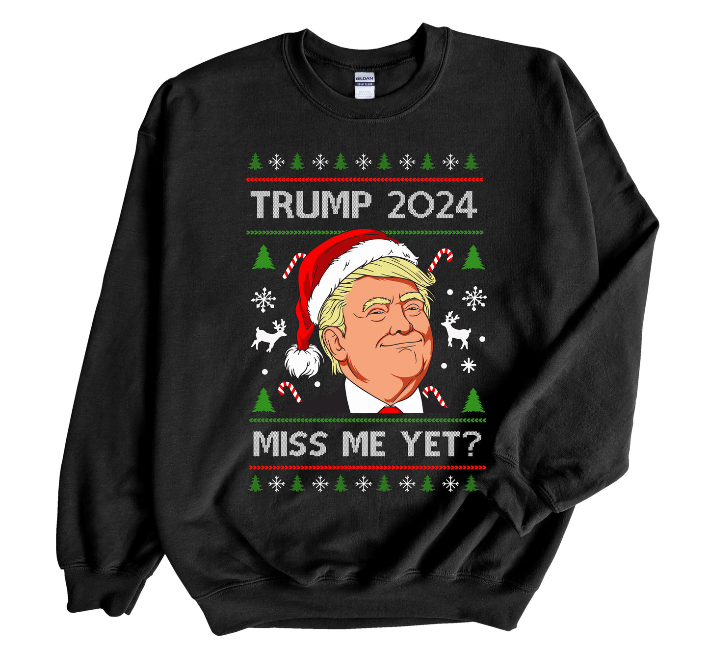 Trump 2024 Holiday Crewneck Sweatshirt