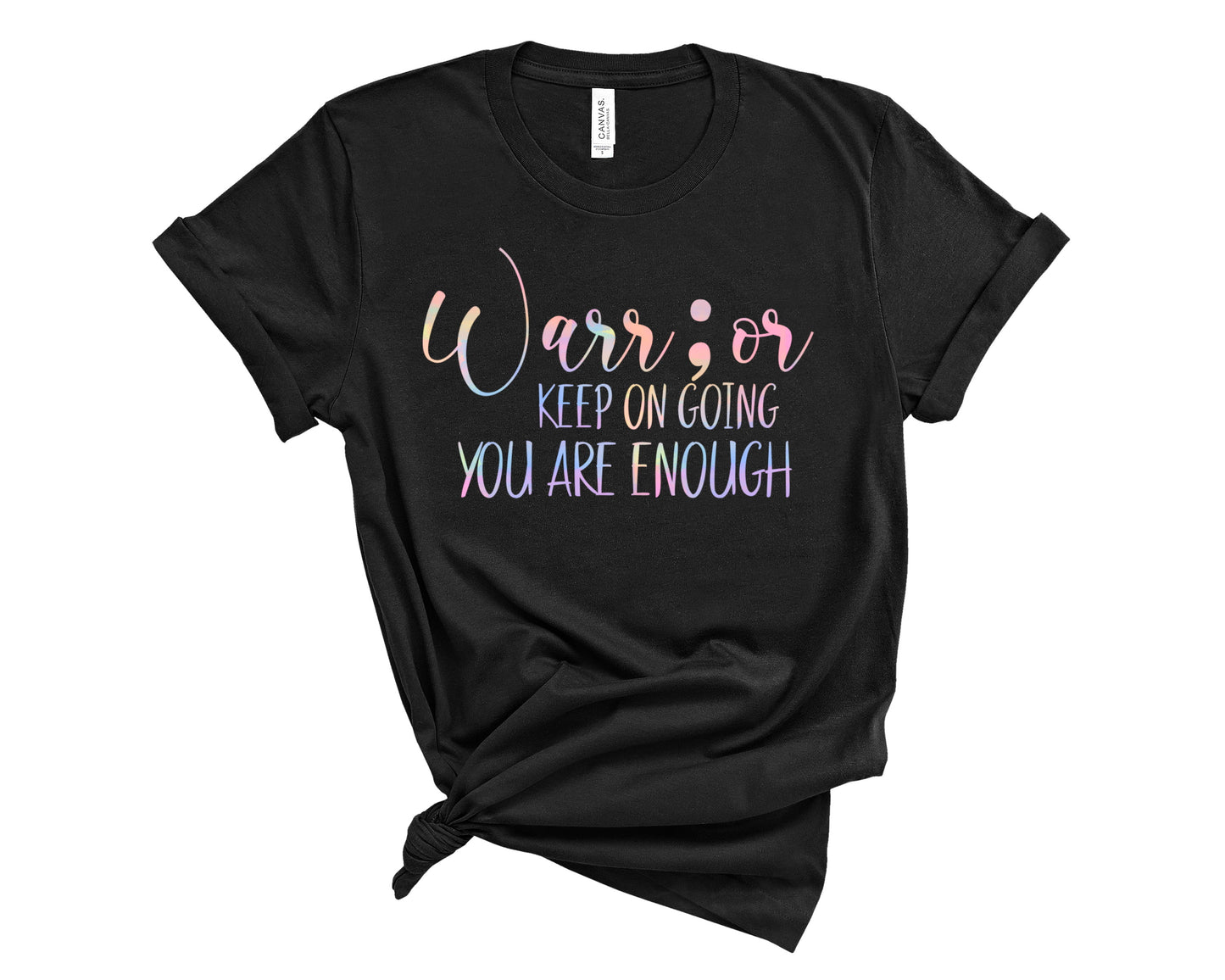 Warrior (Semi Colon) Graphic T-Shirt