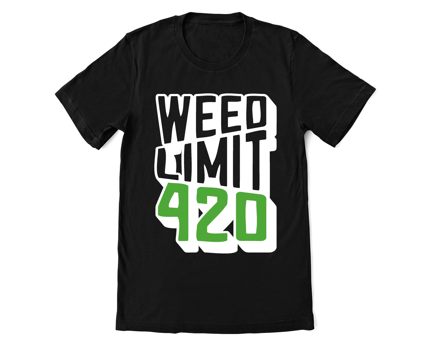 Weed Limit 420 Unisex Graphic Tshirt