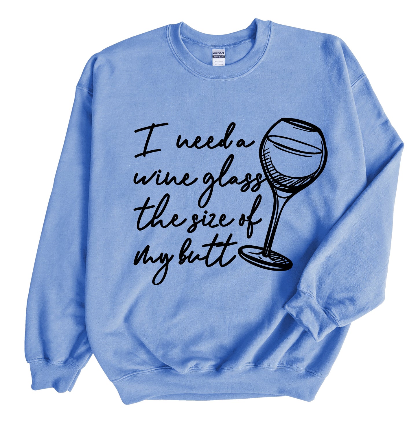 Wine Glass Crewneck Sweatshirt