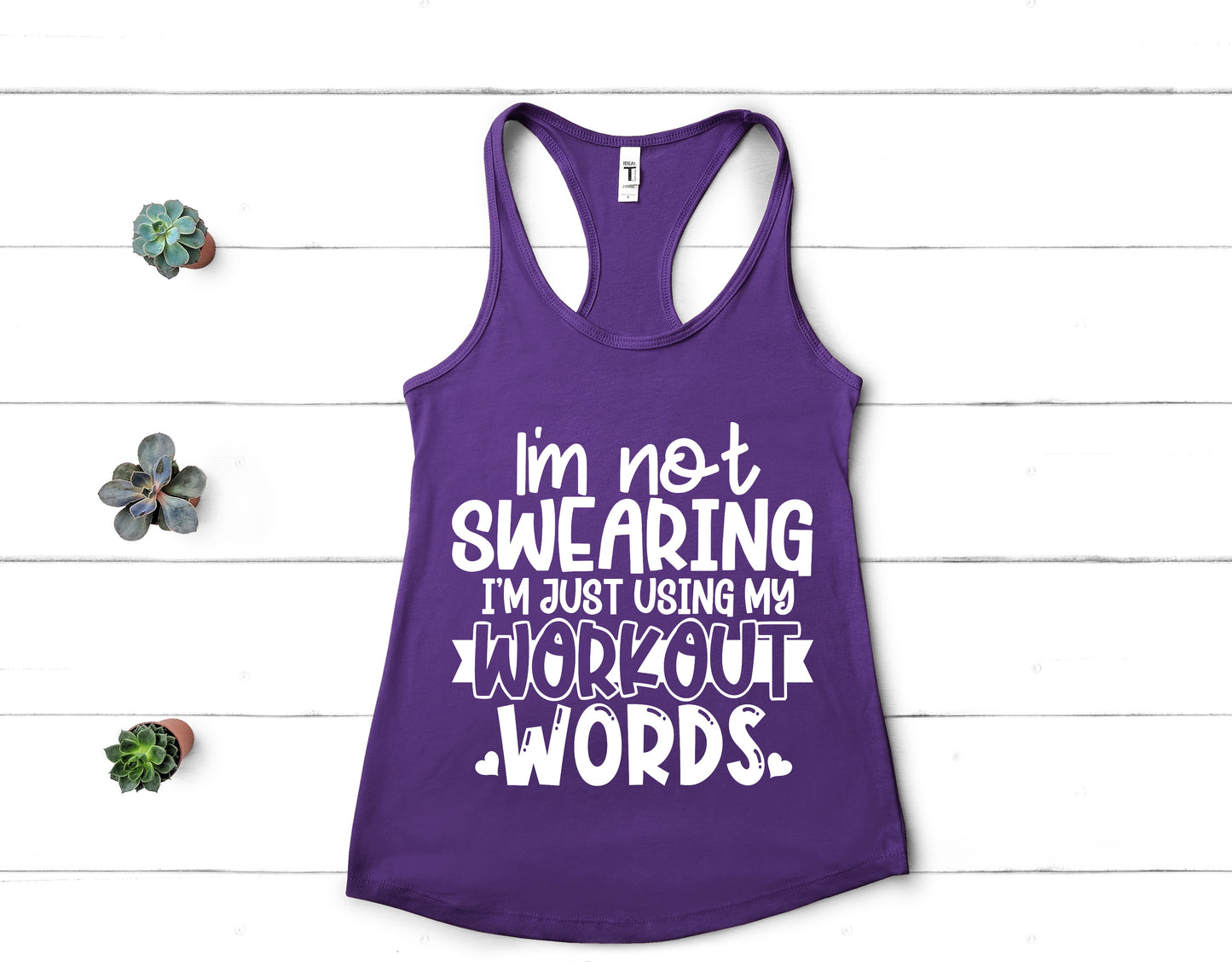 Workout Words  Tank